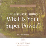 The One Year Journey – What Is Your Super Power?